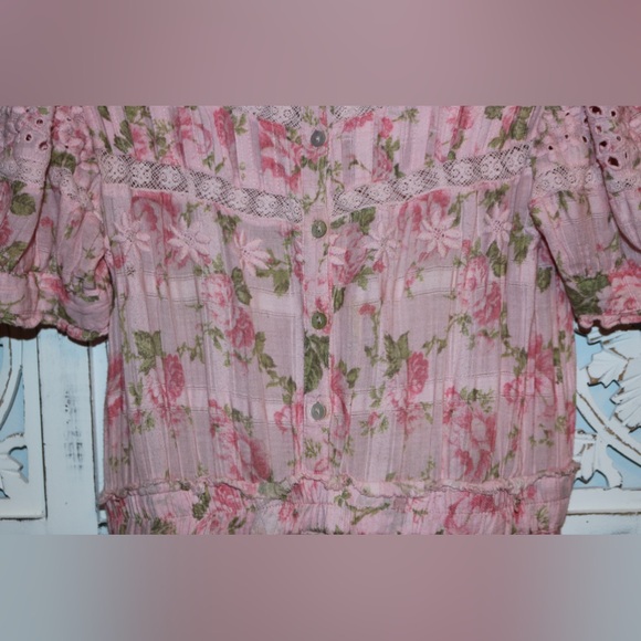 LoveShackFancy Augustine Floral Mini Dress - Picture 4 of 4